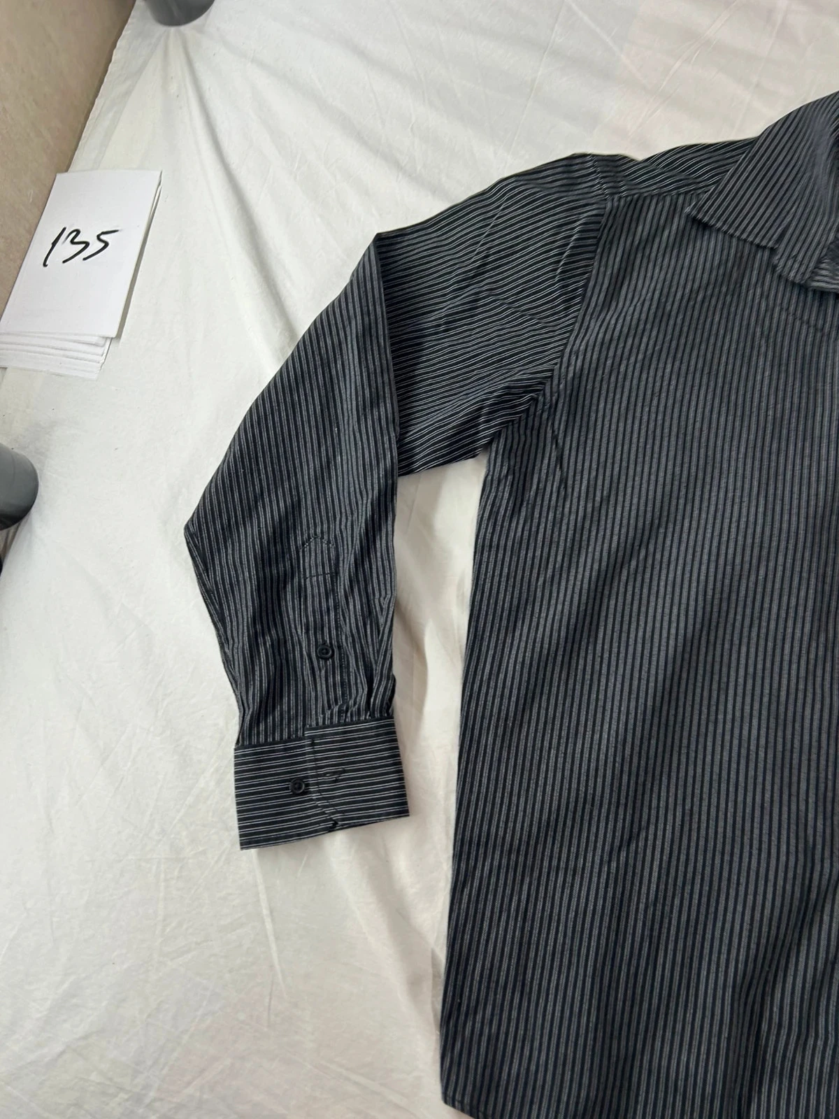 Chemise vintage brice grise – photo 4